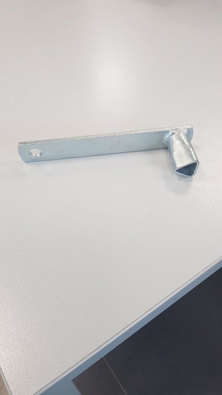 Driekantsleutel din 3223 voor driekantslot parkeerbeugel SIPABTKLAPWR