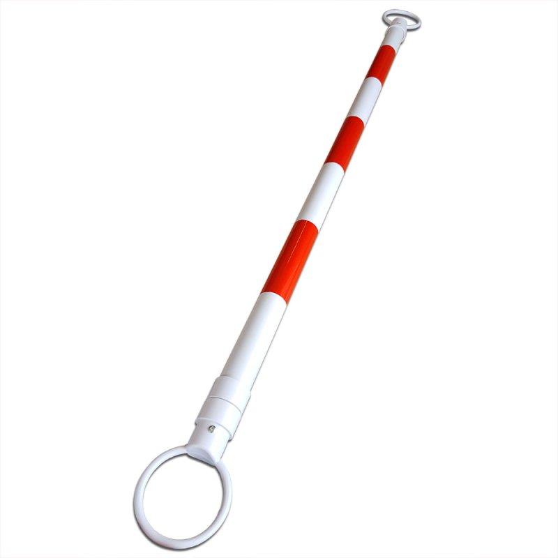 Telescopische markeringsbuis voor kegels - (reflecterend) - uittrekbaar van 1300 tot 2150 mm