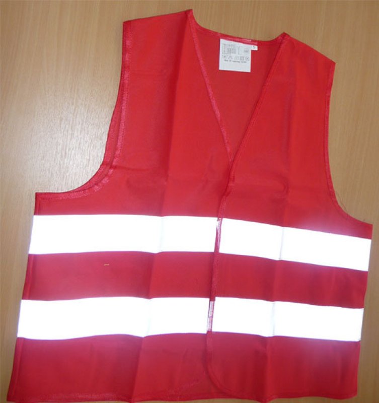 Fluorescerend vestje conform EN471 in verschillende maten en kleuren