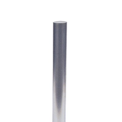 Inox (RVS) paal om in te betonneren in verschillende diameters en hoogtes