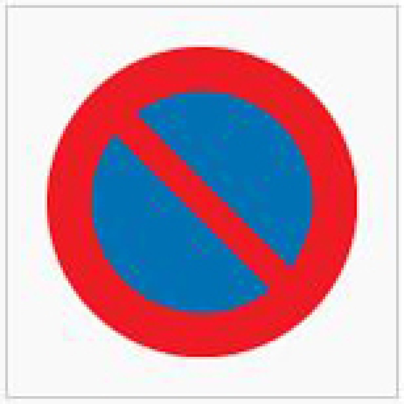 Verkeersbord type 250 E1 / 400 of 700 mm met reflectie type 1 (EG)