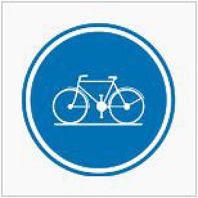 Verkeersbord type 250 D7 / 400 of 700 mm met reflectie type 1 (EG)