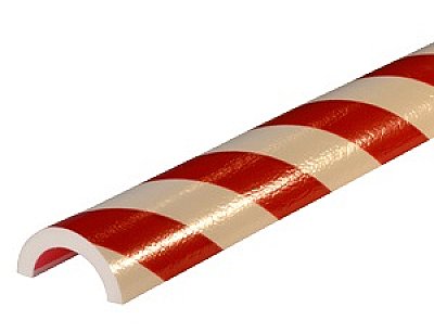 Flexibele stootband TYPE R50 in polyurethaan in verschillende kleuren en lengtes