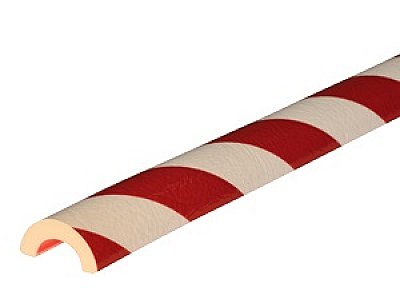 Flexibele stootband TYPE R30 in polyurethaan in verschillende kleuren en lengtes