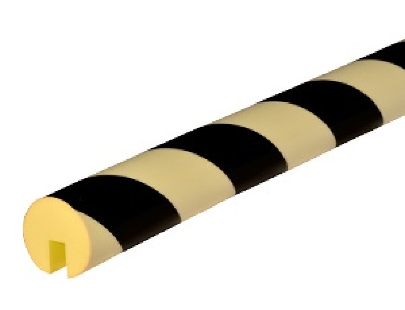 Flexibele stootband TYPE B in polyurethaan in verschillende kleuren en lengtes