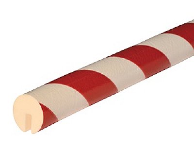 Flexibele stootband TYPE B in polyurethaan in verschillende kleuren en lengtes