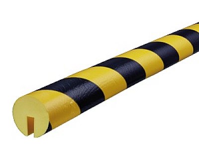 Flexibele stootband TYPE B in polyurethaan in verschillende kleuren en lengtes