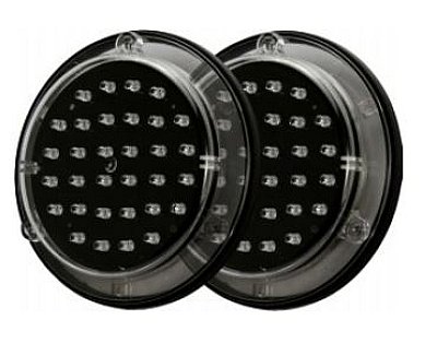 Set van 2 LED flitslampen, syncro of alternate in Ø100 of 200 mm