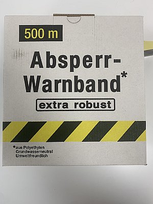 Afzetlint 500m x 80 mm 