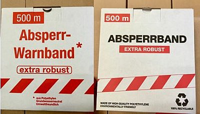 Afzetlint 500m x 80 mm 