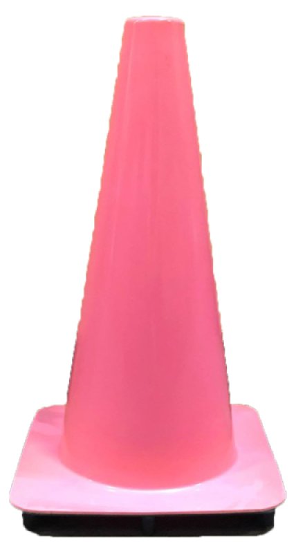Kegel in soepele PVC in verschillende kleuren