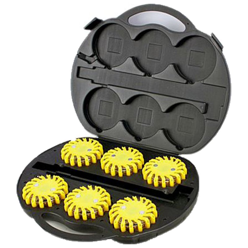 Rotor Light 6 x geel + gele LED's + koffer