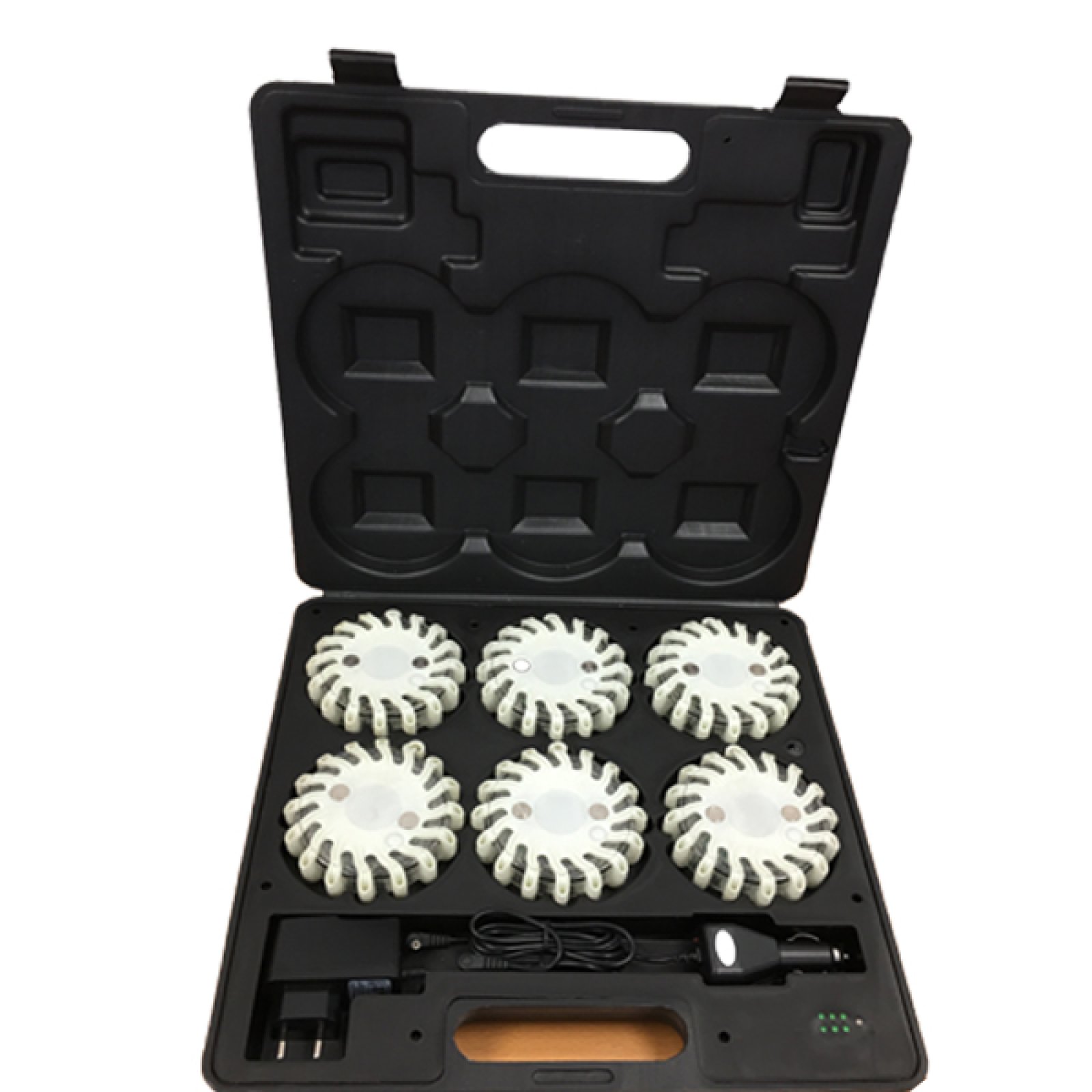 Rotor Light 6 x wit  + witte LED's + koffer