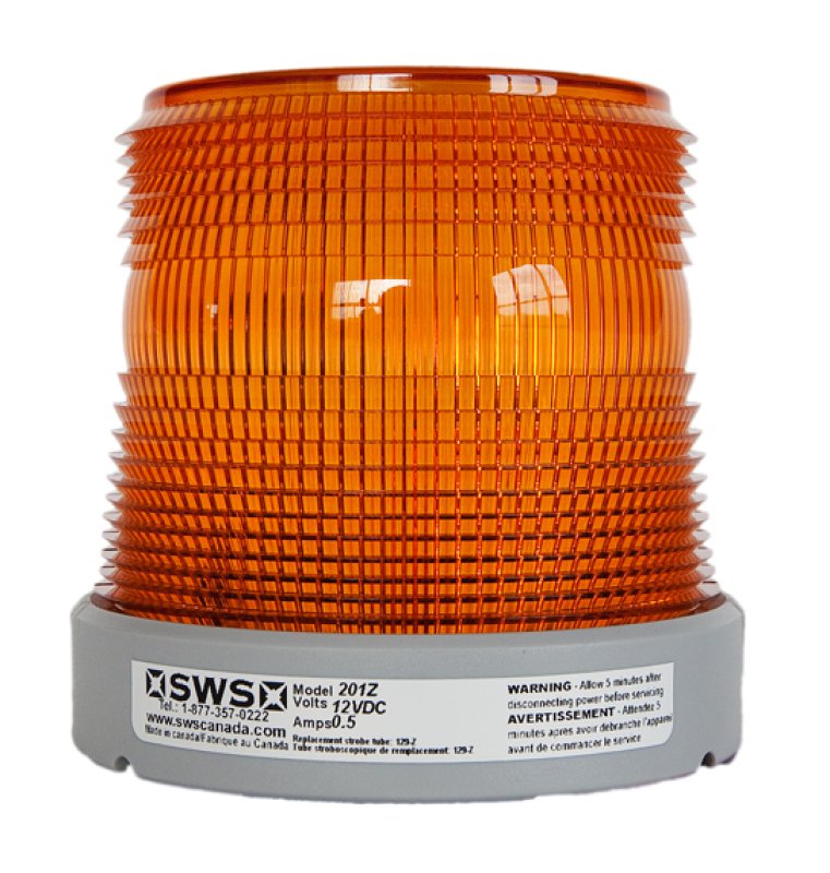 Strobe Xenon STAR 201Z - vaste plaatsing Ø100 mm - H100 mm - 12V