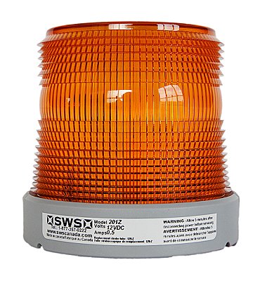 Strobe Xenon STAR 201Z - vaste plaatsing Ø100 mm - H100 mm - 12V