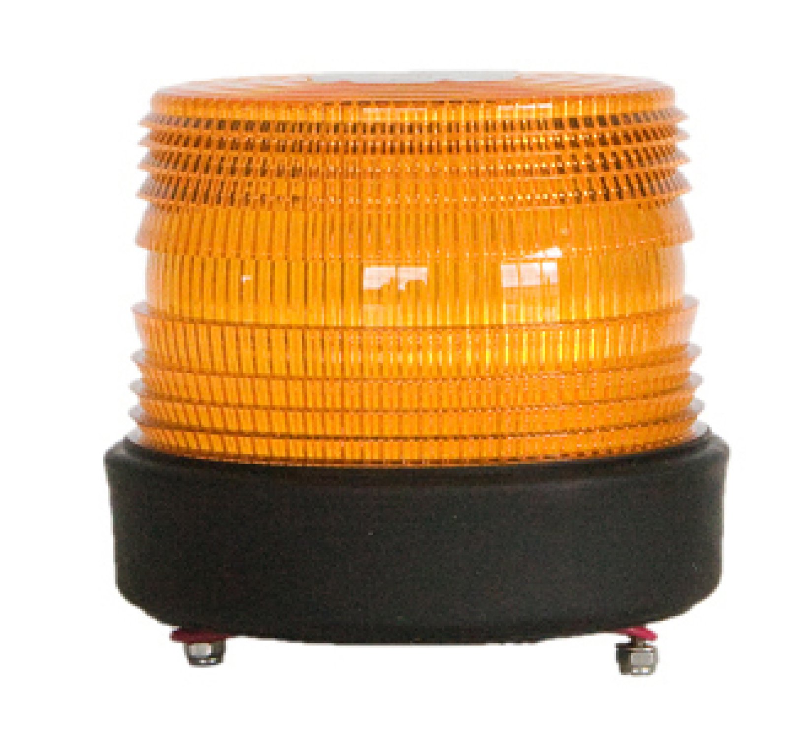 Strobe Xenon STAR 204R - vaste plaatsing - Ø120 mm - H 120 mm - 12V - rubber base