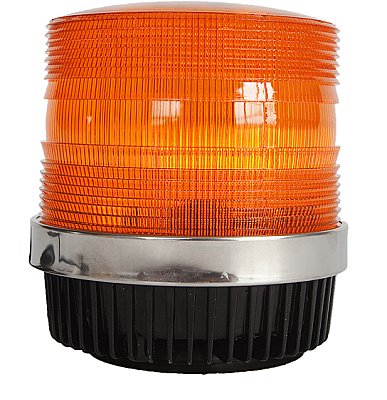 STROBE XENON LTD172 - magneet - sig. plug - Ø110 mm - H120 mm - 12 - amber