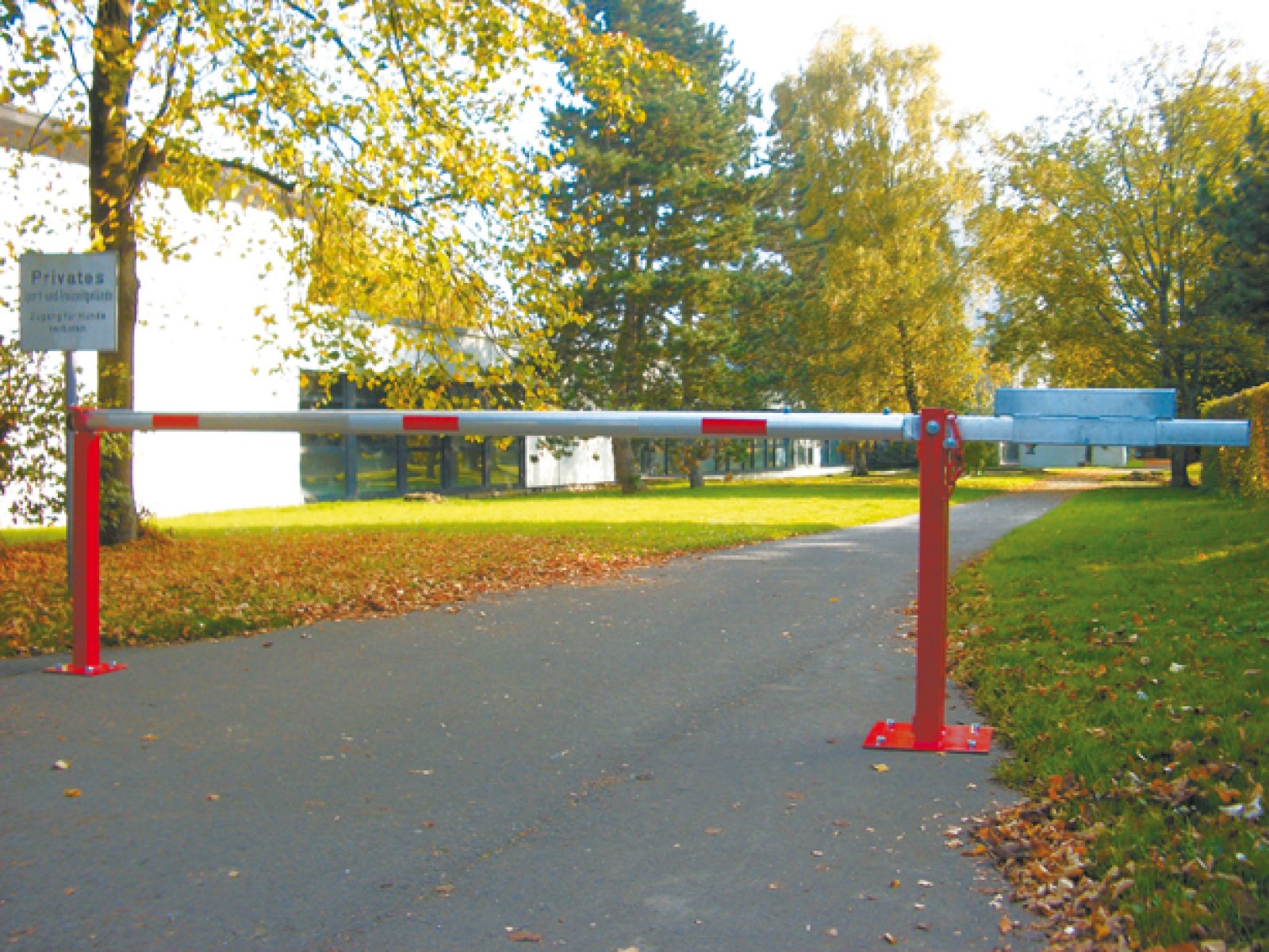 Hefboom 'contragewicht' 4000 mm - 70 kg voor hangslot (excl) - met voetplaat