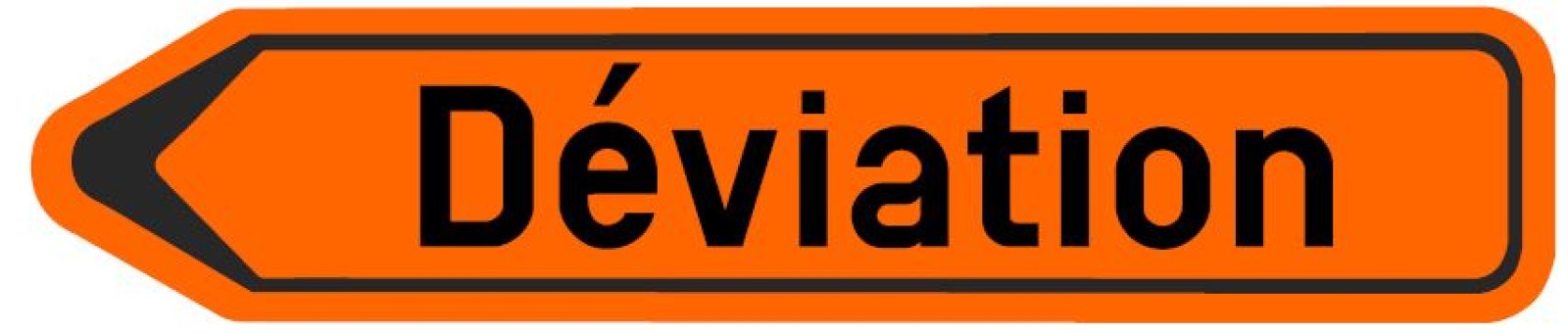 Bord T2000 DEVIATION 950 x 200 mm (Links)