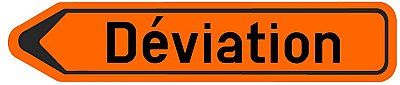 Bord T2000 DEVIATION 950 x 200 mm (Links)