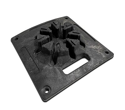 Recycle sokkel - 35 x 35 x 8cm - voor SIBASYST30xx - ca. 2,6kg (MOQ= 130)