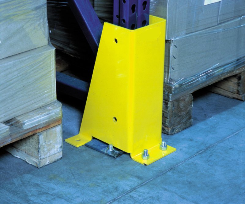 Rekbeschermer - 3 zijdig - geel - H: 350 mm