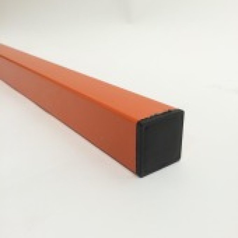Aluminium paal 40x40x2 - 1.500mm ORANJE (Ral 2009)