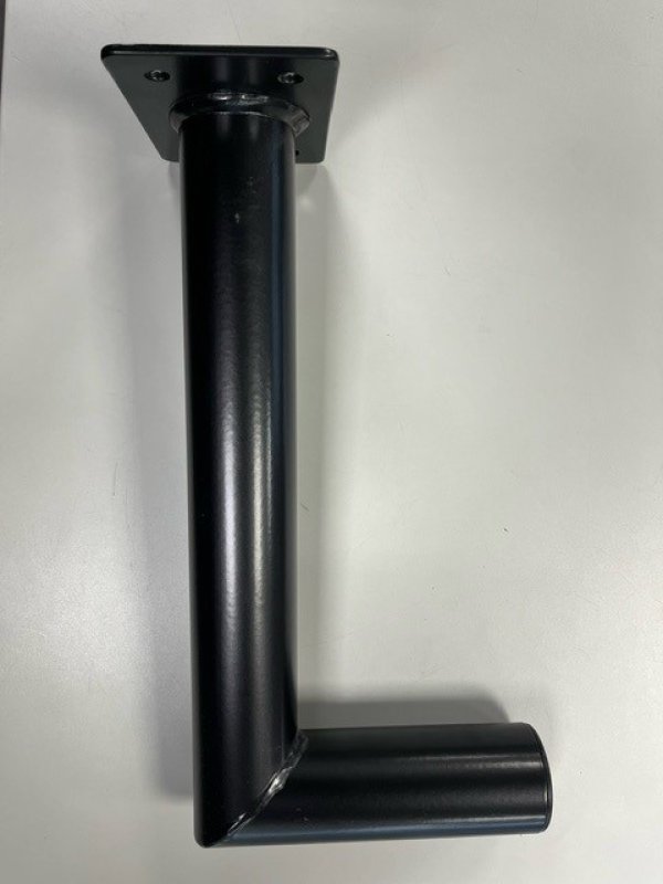 Haakse muurbevestiging spiegel - Ø 59 mm