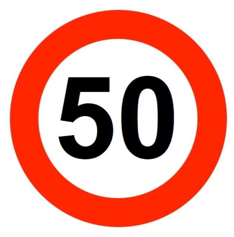 Sticker C43 '50' 400 mm - HI/KL2