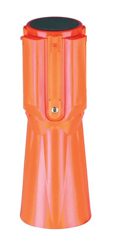 Kegeladapter ontvanger voor uittrekbaar lint (textiel) 3,65 m - adapter oranje