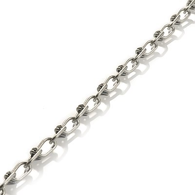 Rol 90 meter 1,8mm electrolytisch verzinkte victorketting voor bevestiging voor bolle spiegel