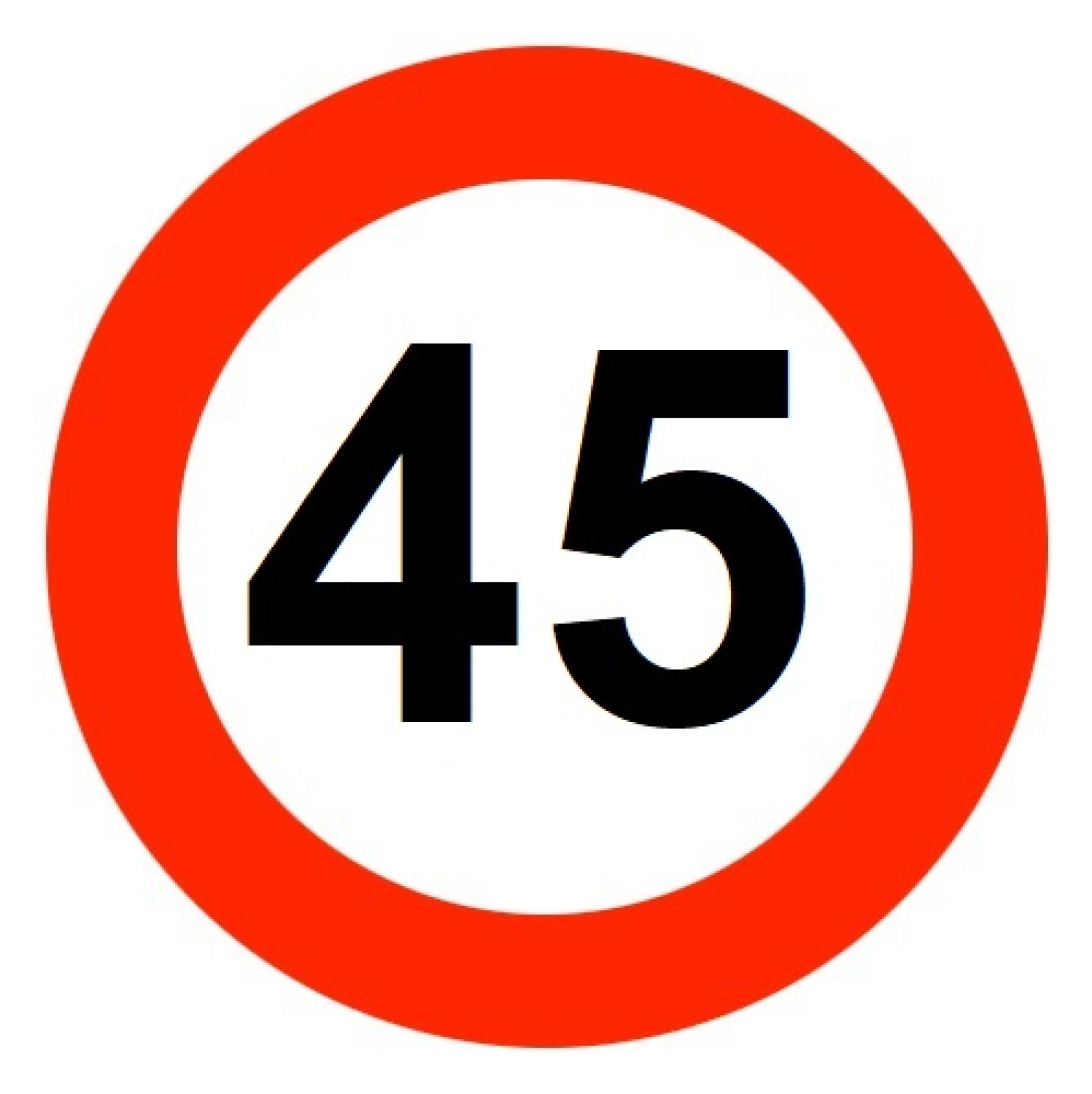 Sticker C43 '45' 200 mm - EG/KL1