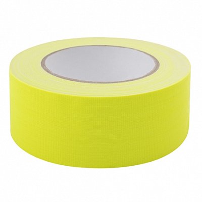 Zelfklevende fluo/neon tape geel - 50 mm x 25 m