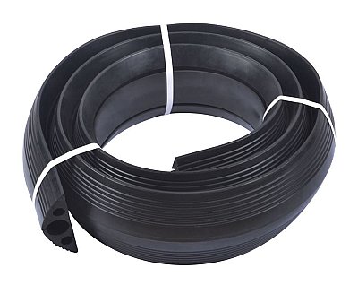 Kabeldrempel uit rubber, op rol - 4000 x 160 x 50 mm