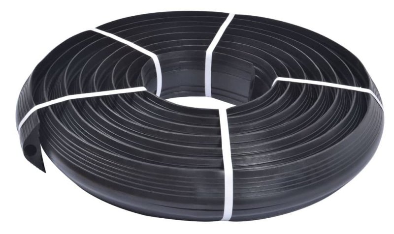 Kabeldrempel uit rubber, op rol - 10000 x 100 x 30 mm