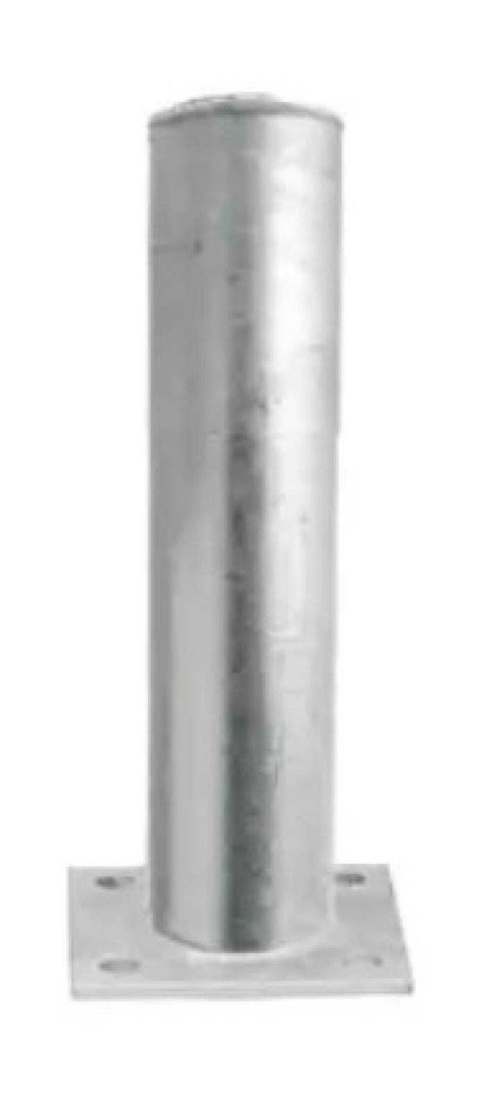 Paal met voetplaat - galva - Ø76 x H 2000mm