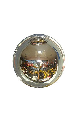 Panoramische spiegel 360° (1/2 bolspiegel) in acryl in verschillende afmetingen