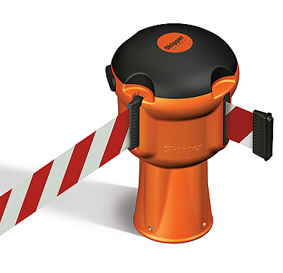 Kegeladapter met 9 meter uittrekbaar lint (kunststof)