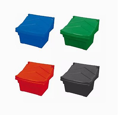 Zand/zoutbak 100 L 720 x 660 x 590 mm, 10 kg in verschillende kleuren