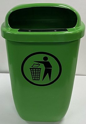 Afsluitbare afvalbak 50 L in verschillende kleuren