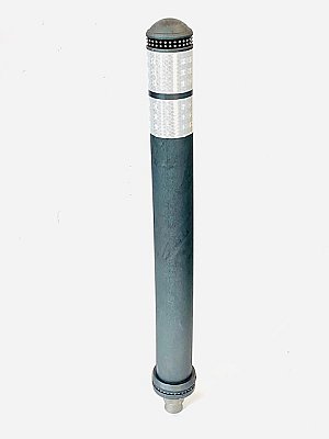 Flexibele overrijdbare Alkopole gemaakt uit flexibel polyurethaan H 800 mm x Ø80 mm inclusief M16 of M24 bevestiging,  in verschillende kleuren