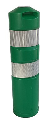 Flexibel plooibaken PeHD / EVA + UV bescherming voorzien van KL2 reflectie - H 750 mm Ø 200 mm in verschillende kleuren (inclusief bevestiging)