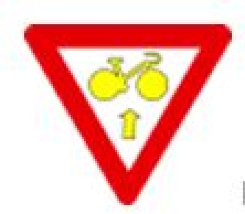 Verkeersbord type 250 B23 / 400 of 700 mm met reflectie type 1 (EG)