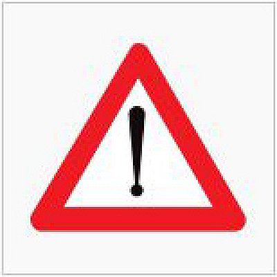Verkeersbord type 250 A51 / 400 of 700 mm met reflectie type 3 (DG)