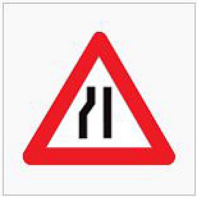 Verkeersbord type 250 A7b / 400 of 700 mm met reflectie type 3 (DG)