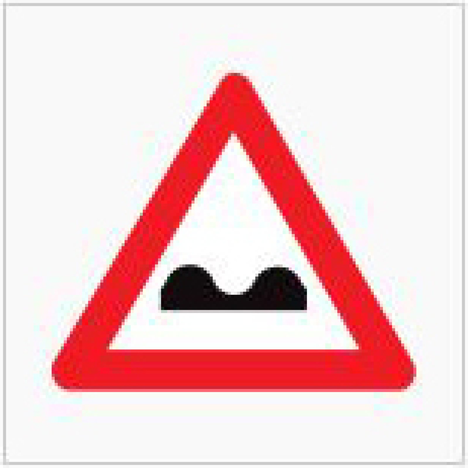 Verkeersbord type 250 A13 / 400 of 700 mm met reflectie type 3 (DG)