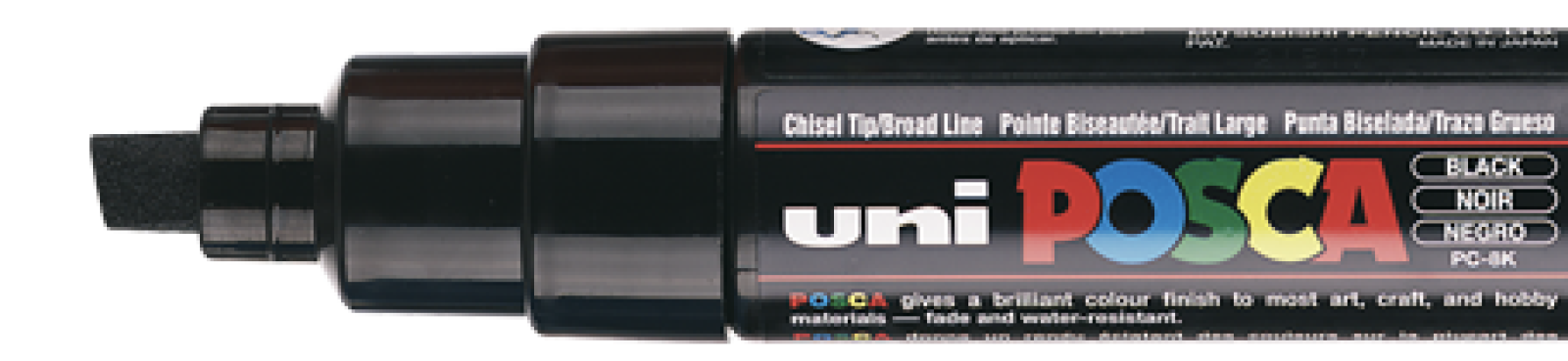 Uni posca paint marker black