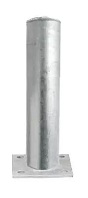 Stootpaal met voetplaat H 1000 mm in verschillende kleuren