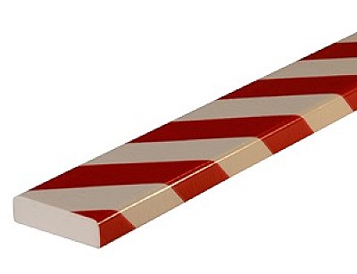 Flexibele stootband TYPE S in polyurethaan in verschillende kleuren en lengtes