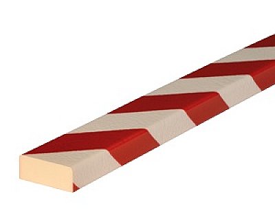 Flexibele stootband TYPE D in polyurethaan in verschillende kleuren en lengtes